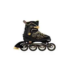 GENERICO - Patines en línea rollers ajustables talla 39-42 negro