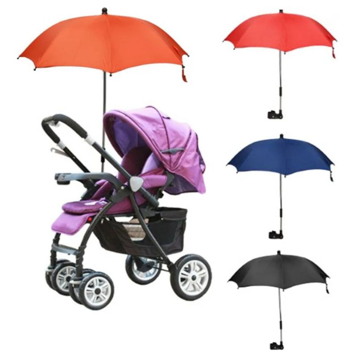 MOVI - SOMBRILLA O PARAGUA CON FILTRO UV PARA COCHES DE BEBE