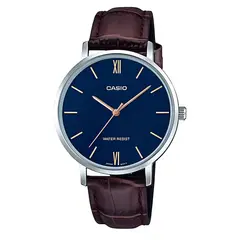 CASIO - Reloj Ltp-Vt01l-2b Mujer Analogo Cuero - Café Oscuro