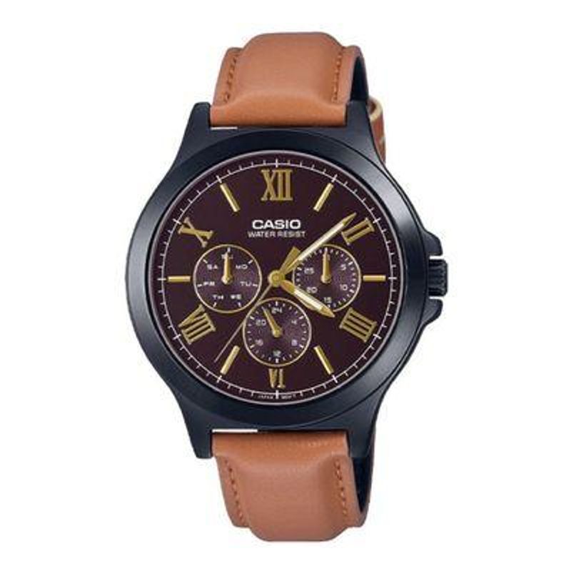 CASIO - Reloj Mtp-V300bl-5a Hombre Analogo Cuero - Rosa