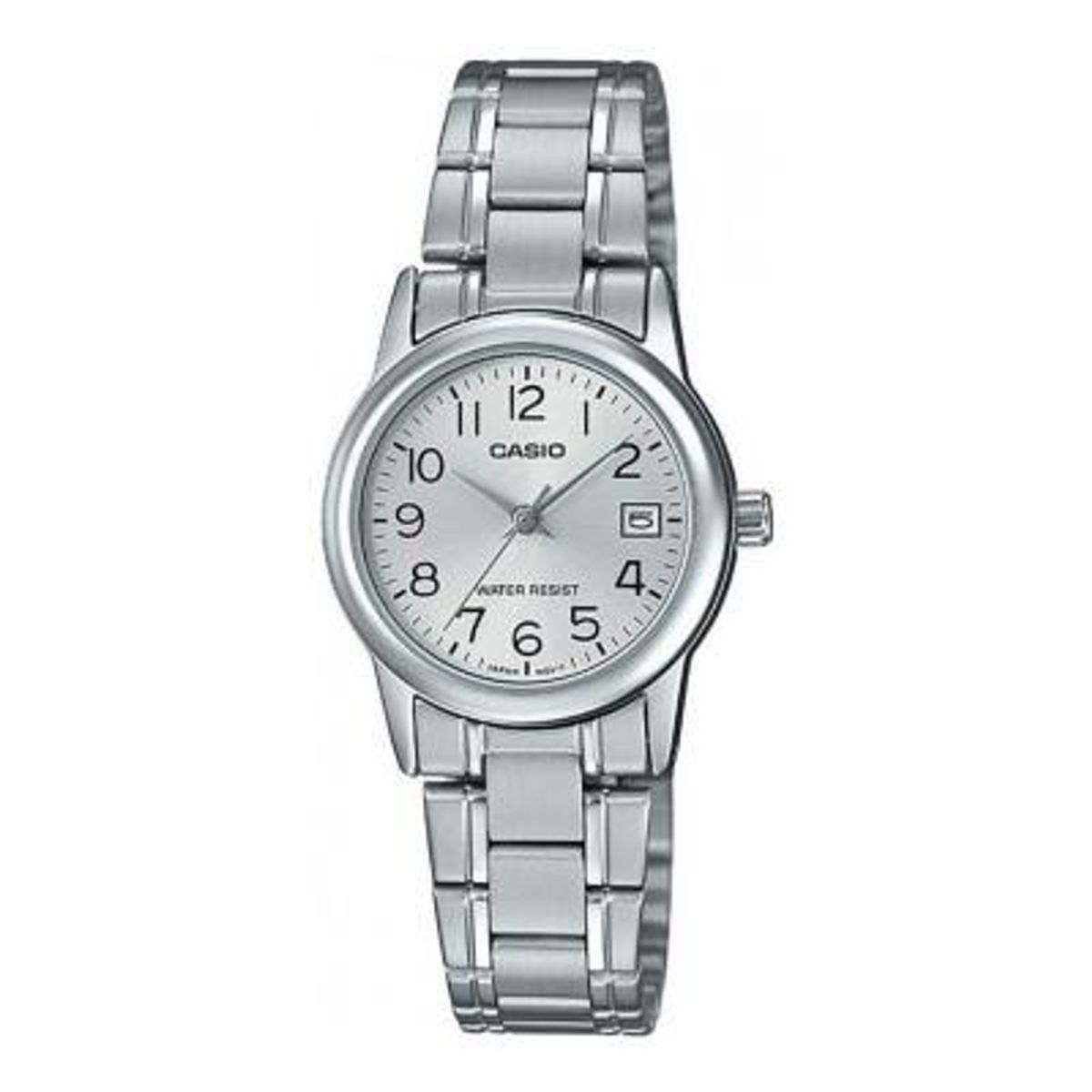 CASIO - Reloj Ltp-V002d-7b Mujer Analogo Metal - Plateado