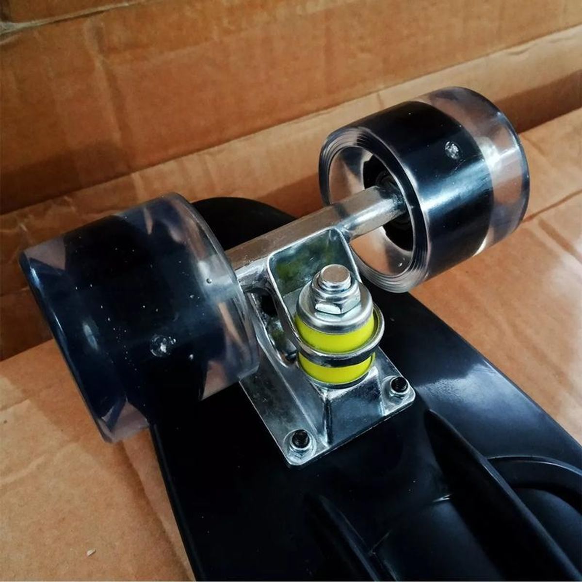 GENERICO - Skate Penny patineta ruedas LED niños negro