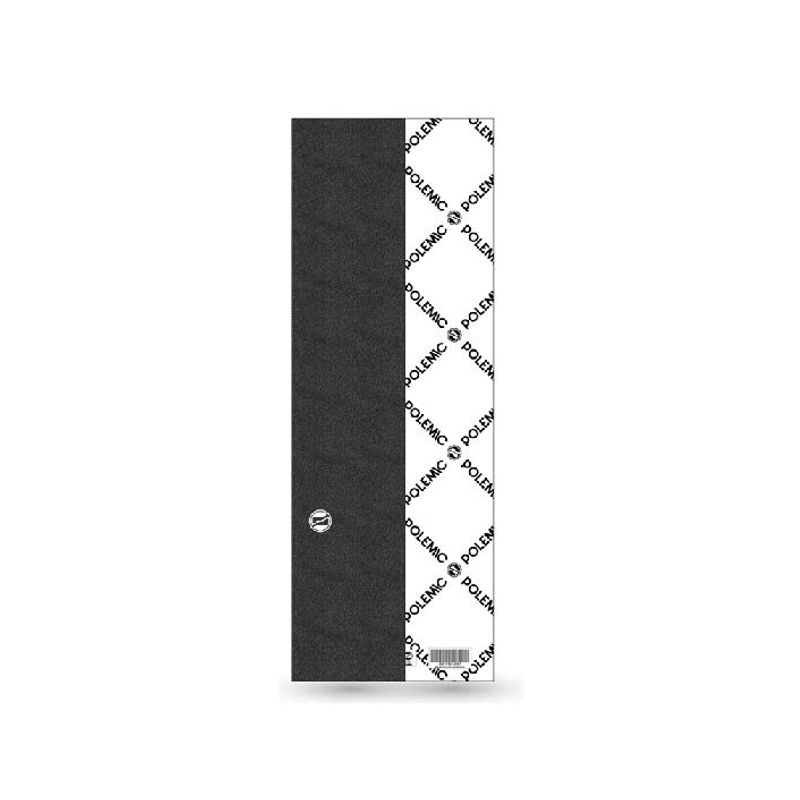 GENERICO - Lija skate grano fino adhesiva antiglobos 33x9 negro