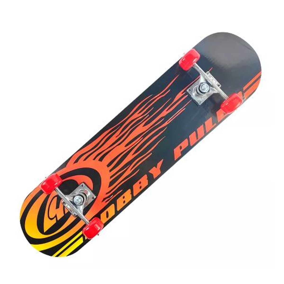 GENERICO - Tabla skate madera fuego 7 láminas 32 negro