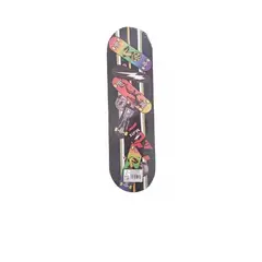 GENERICO - Tabla skate patineta niño unisex 70cm negro