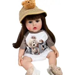 LSABEL RENACI - Muñeca Reborn De Silicona 55 Cm Juguete Suave Para Niña