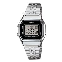 Reloj La-680wa-1 Vintage Digital Metal - Plateado