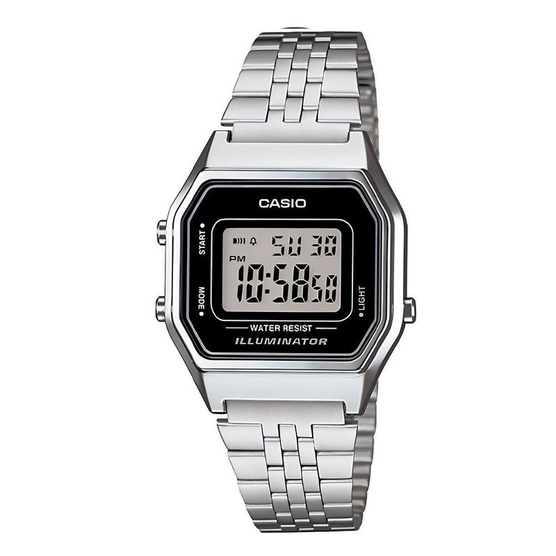 CASIO - Reloj La-680wa-1 Vintage Digital Metal - Plateado