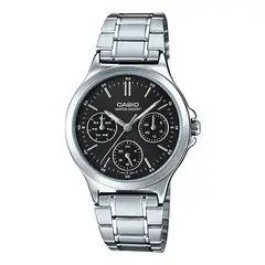 CASIO - Reloj Ltp-V300d-1a Mujer Analogo Metal - Plateado