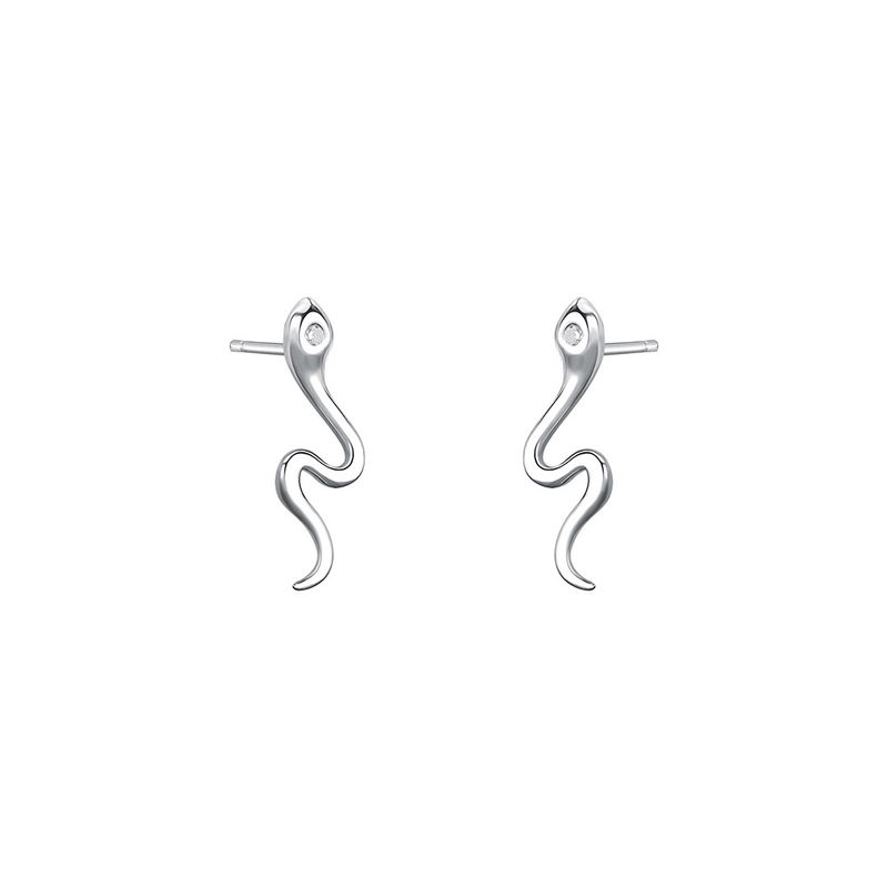 BLWOENS - Aros Mujer - Plateado.-
