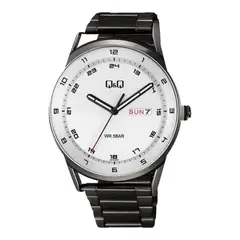 Q&Q - Reloj A210j404y Hombre Analogo Metal - Plateado