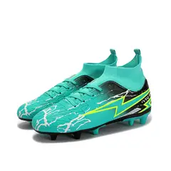 BLWOENS - Zapatos de fútbol AG para hombres - Verde