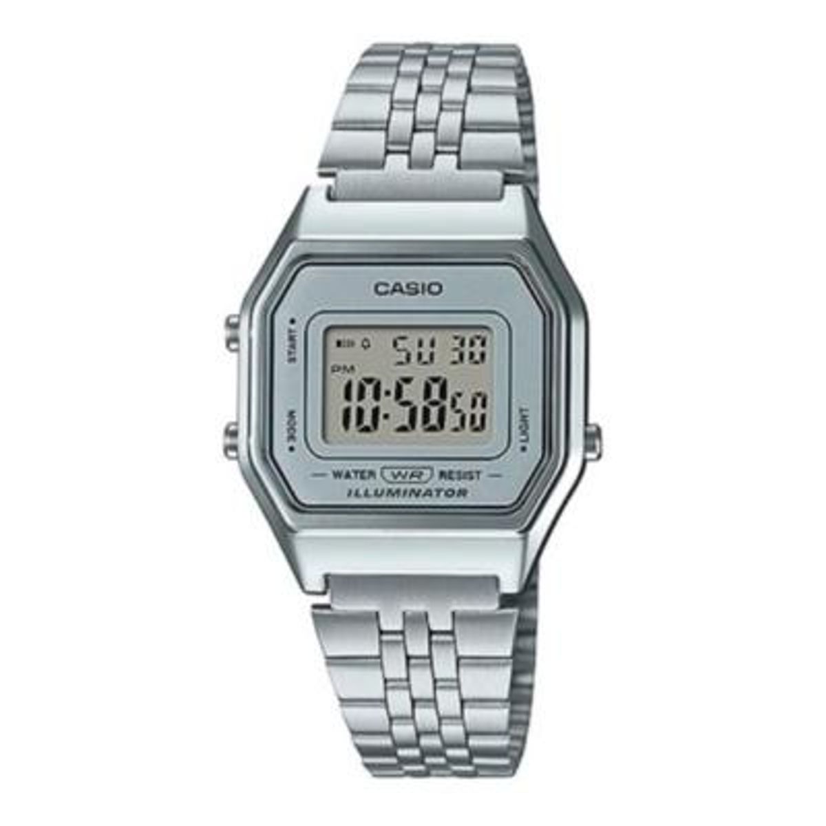 CASIO - Reloj La-680wa-7 Vintage Digital Metal - Plateado