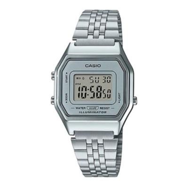 CASIO - Reloj La-680wa-7 Vintage Digital Metal - Plateado