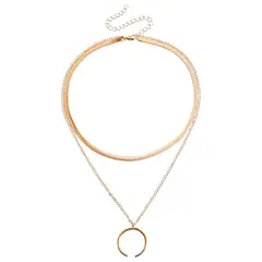 BLWOENS - Collar Mujer - Dorado
