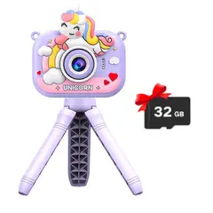 BRO TOUMI - Toumi Cámara Adecuado 3a12 años niños con lente abatible-Morado