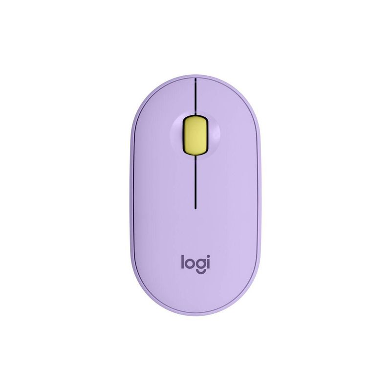 LOGITECH - Logitech Pebble M350 Wireless Mouse Bluetooth - Púrpura