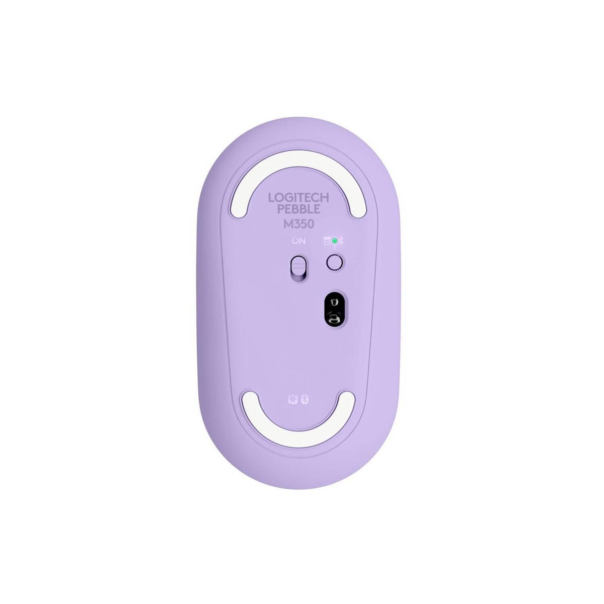 LOGITECH - Logitech Pebble M350 Wireless Mouse Bluetooth - Púrpura