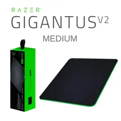 RAZER - Mousepad Gamer Gigantus v2 Mediana - Base Antideslizante Negro-