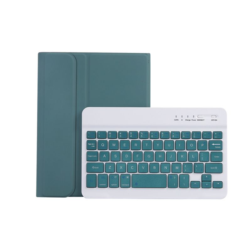 RENVMEXY - Teclado Bluetooth A221B Verde Oscuro para Galaxy Tab A9