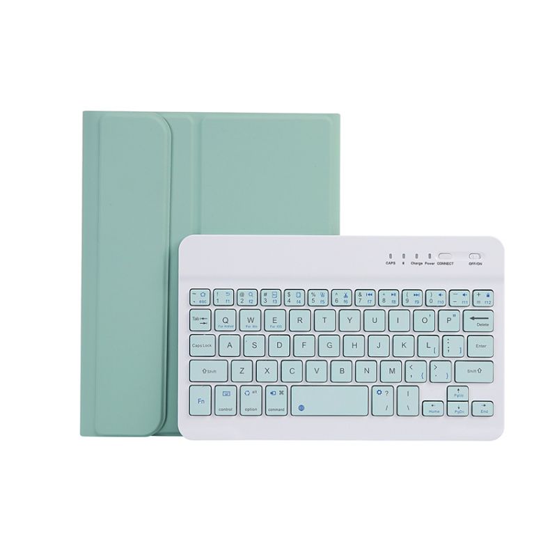 RENVMEXY - Teclado Bluetooth A221B Verde Claro para Galaxy Tab A9