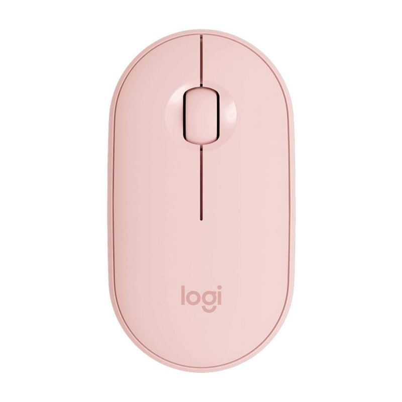 LOGITECH - Logitech Pebble M350 Wireless Mouse Bluetooth - Rosa