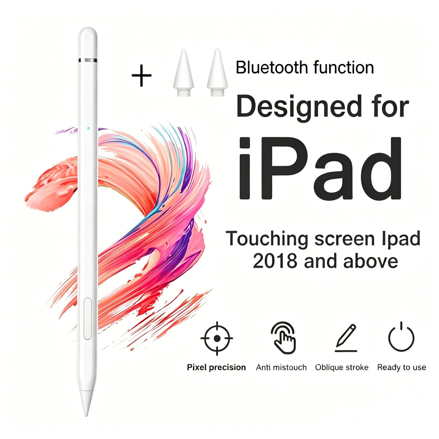 CORRERREY Lapiz Pencil Tactil Stylus para Apple Ipad pencil