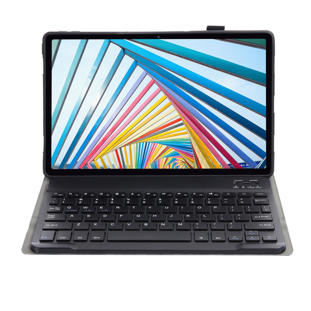 RENVMEXY - Funda Teclado Bluetooth AM23 Negro para Lenovo Tab M10 5G 1061 inch