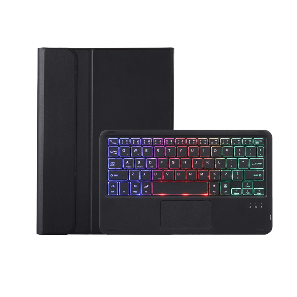 RENVMEXY - RGB Teclado Bluetooth con touchpad Negro para Lenovo Xiaoxin Pad 2024 de 11 pulgadas
