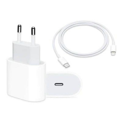 Imagen 2 del producto Cargador USB-C 20W A2347 Original Con Cable C Lightning 1mt