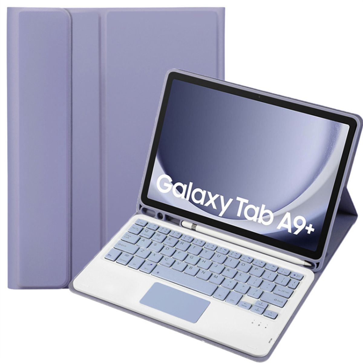 RENVMEXY - Touch Bluetooth Teclado A09B-A PúRpura Para Samsung Tab A9 Plus