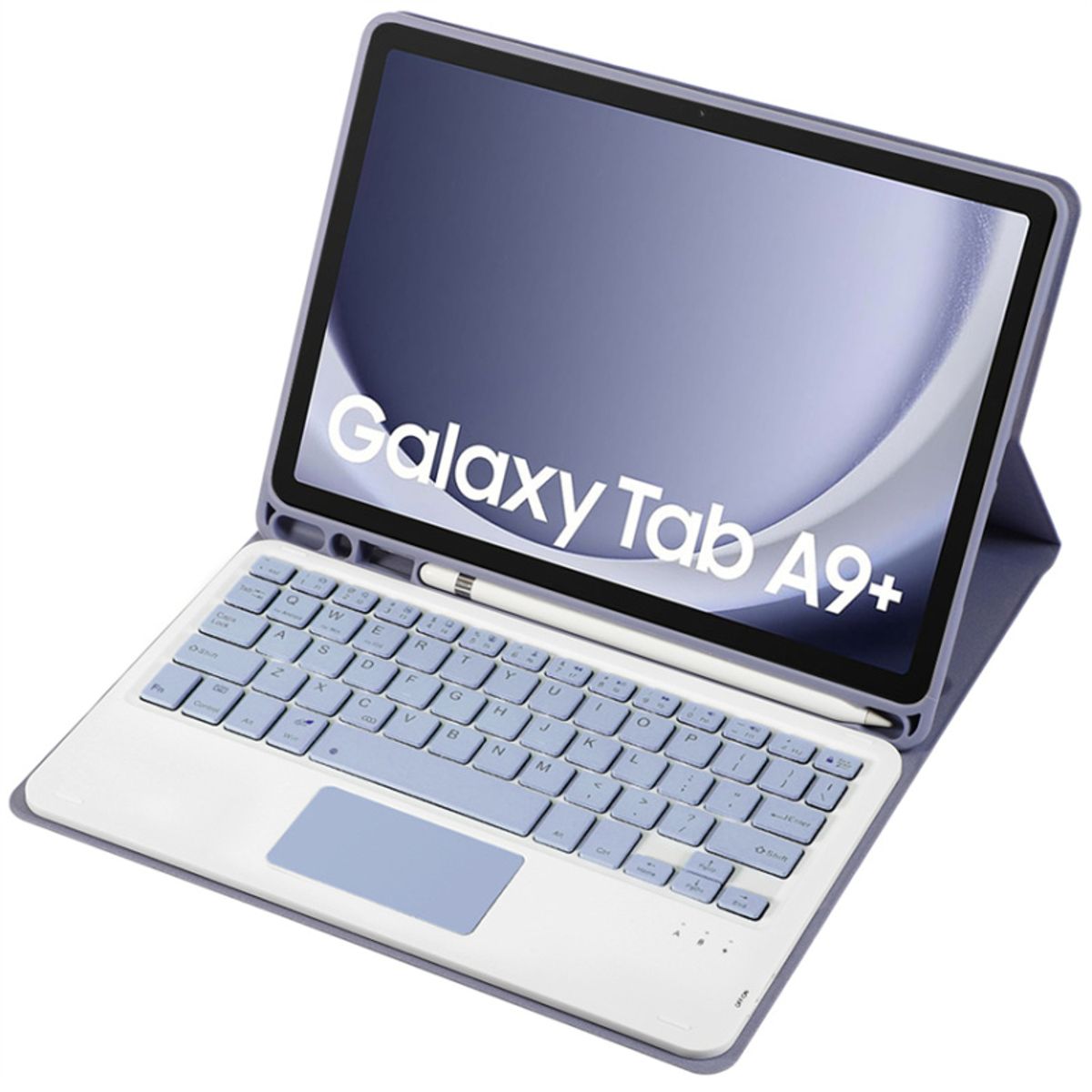 RENVMEXY - Touch Bluetooth Teclado A09B-A PúRpura Para Samsung Tab A9 Plus