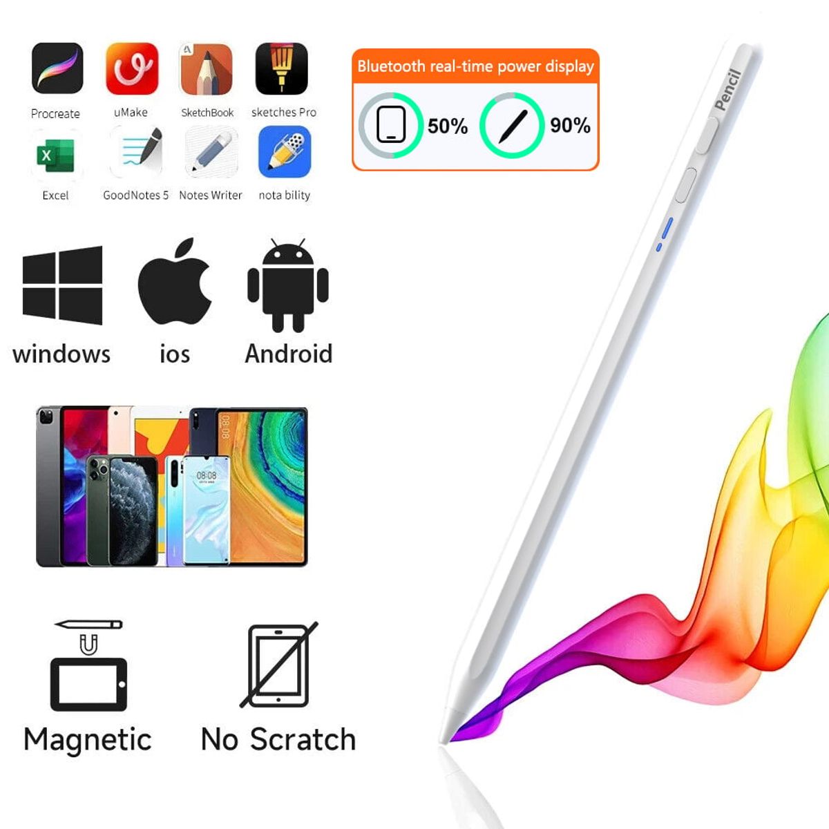 CORRERREY - Lápiz Táctil Stylus Para Ipad Bp17 Correrrey