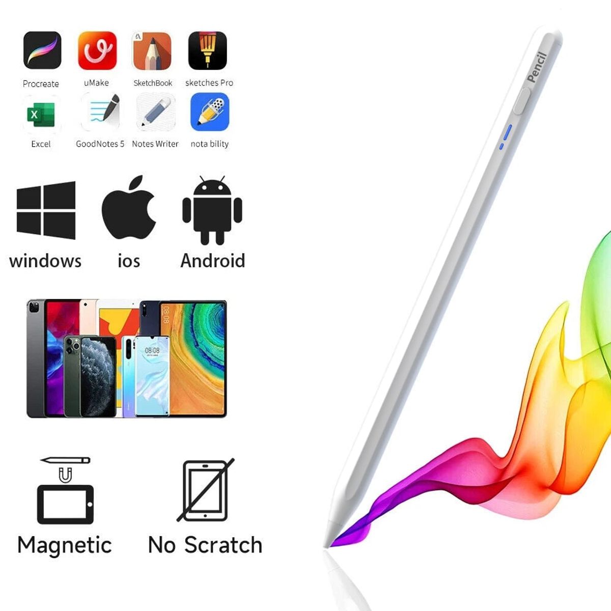 CORRERREY - Lapiz Pencil Tactil Stylus para Apple Ipad BP16