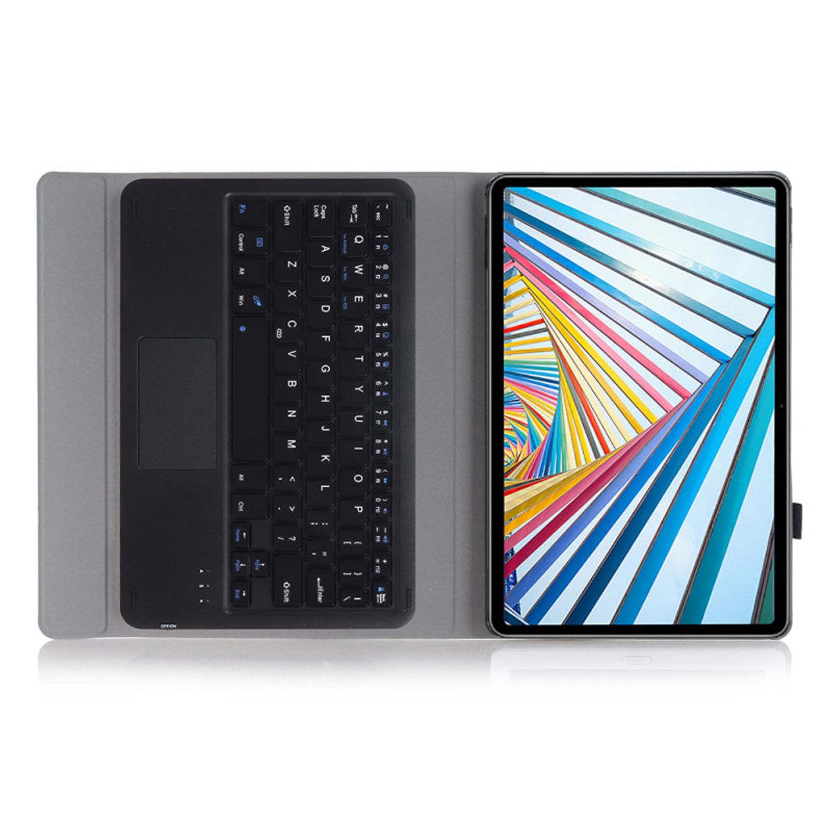 RENVMEXY - Teclado Bluetooth Táctil AK10-A Negro Para Lenovo M10 Plus 103 inch