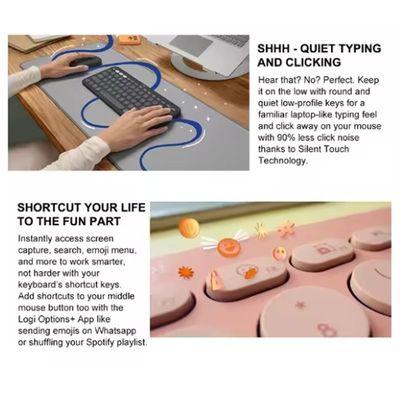 Imagen 2 del producto K380 Bluetooth Teclado multidispositivo Morado