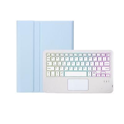 Imagen 2 del producto Teclado Bluetooth Táctil RGB A09B-AS Azul para Samsung Tab A9 Plus