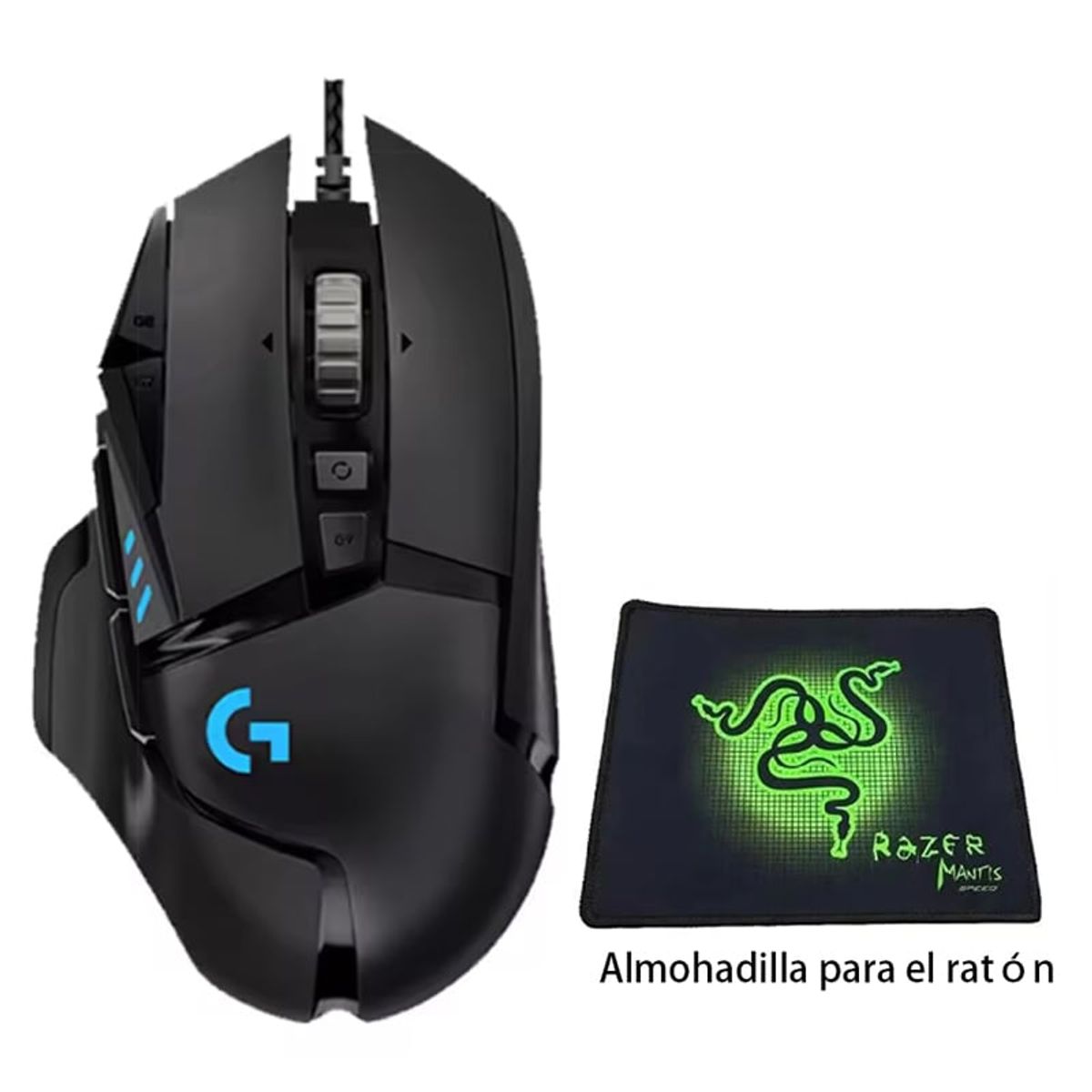 LOGITECH - Mouse Gamer Logitech G502 Hero Mouse 16KDPI 11 Botones Y Mousepad