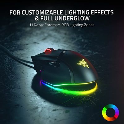 Imagen 2 del producto Mouse Gamer Basilisk V3 Negro 26000DPI RGB y Mousepad