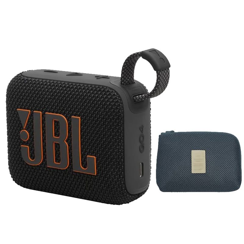 JBL - JBL Go 4 Parlante Bluetooth 5.3 Acuatico IPX67 Negro y Estuchen