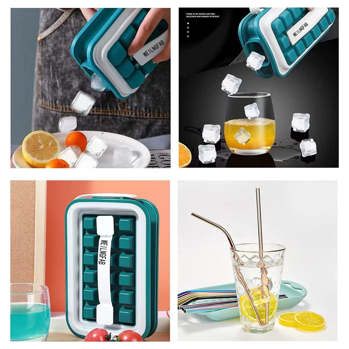 GENERICO - Botella de Silicona + 18 Cubos Hielos