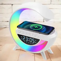 GENERICO - PARLANTE CARGADOR INALÁMBRICO LÁMPARA RGB bluetooth