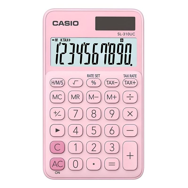 CASIO - Calculadora Sl-310uc-Pk De Bolsillo - Rosa