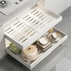 EVERSO - Organizador De Cocina Repisa Extraíble Bandeja Desplegable