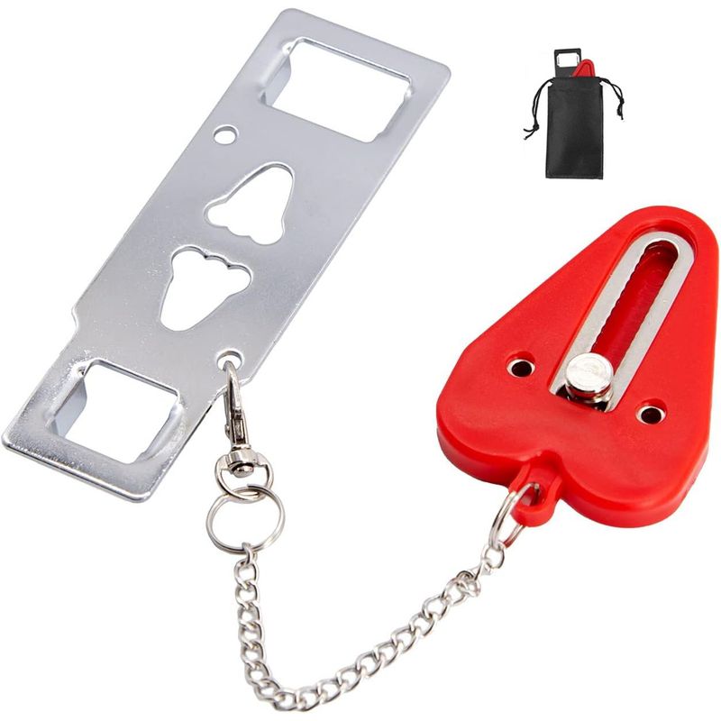 KUANGYE - Cerradura De Puerta De Familia Portátil Antirrobo De Viaje