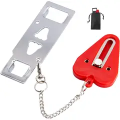 KUANGYE - Cerradura De Puerta De Familia Portátil Antirrobo De Viaje