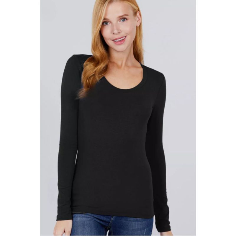 MPROPIA - Camiseta Mujer Elasticada Manga Larga Bambu 2123