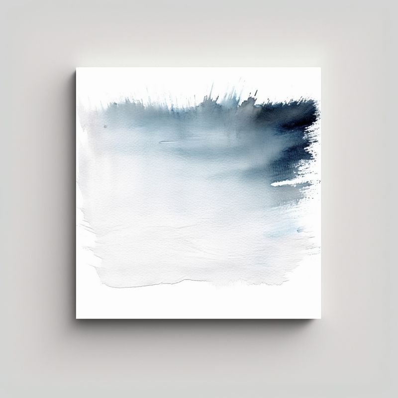 GENERICO - Pinturas Decorativas Con Pinceladas De Acuarela 80x80 Cm