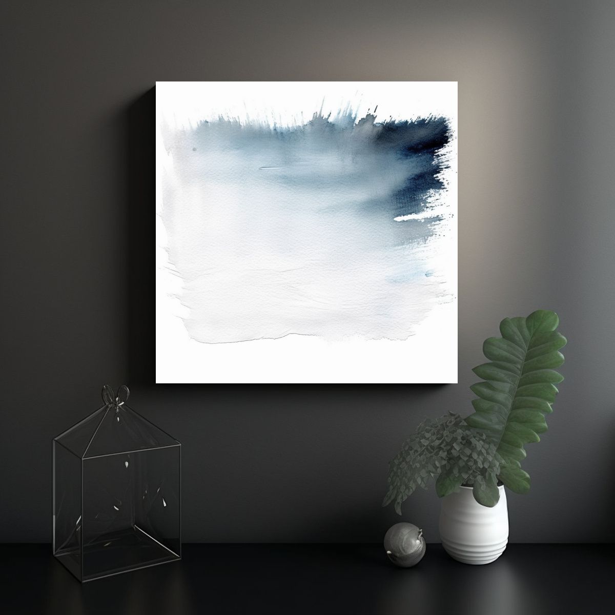 GENERICO - Pinturas Decorativas Con Pinceladas De Acuarela 60x60 Cm