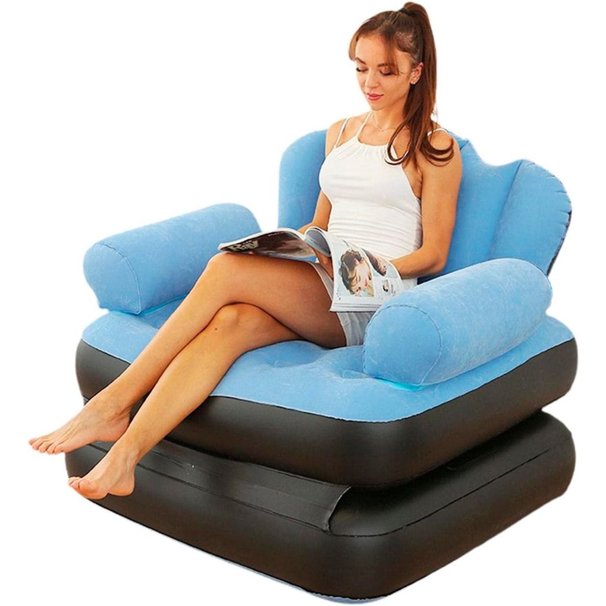 GENERICO - Sofá Cama Inflable De Doble Capa